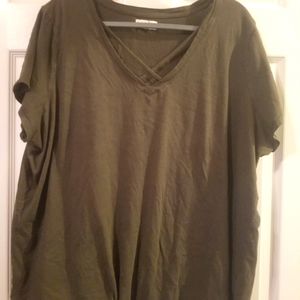 Maurices size 2 green shirt